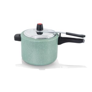 Panela de Pressão Brinox Antiaderente Ceramic Life Vapt 4,5 Litros 20 cm Verde