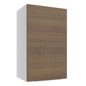 Armário Aéreo Madesa Stella 40 cm 1 Porta - Branco/Rustic