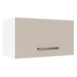 Armário Aéreo 60 cm 1 Porta Basculante Branco/Crema Agata Madesa