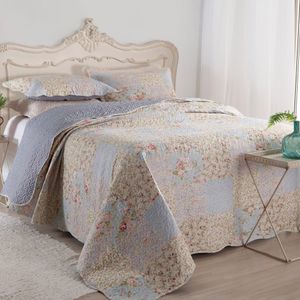 Kit Cobre Leito Colcha Casal Boutex Dupla Face - Berlim