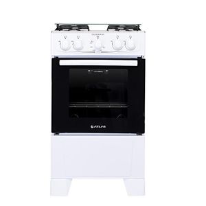 Fogão Atlas 4 Bocas Mesa De Inox Coliseum Plus Branco