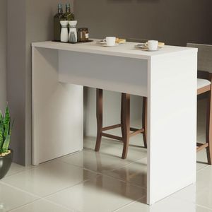 Bancada para Cozinha Reims Madesa 115 cm - Branco