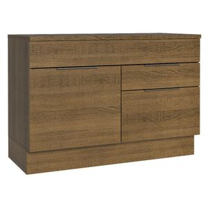 Balcão Gabinete 120 cm 1 Portas e 2 Gavetas (Com Tampo) Rustic Stella Madesa