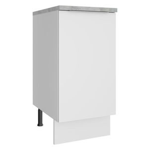 Balcão Madesa Stella 35 cm 1 Porta - Branco