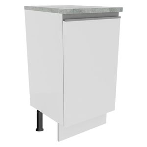 Balcão Madesa Glamy 40 cm 1 Porta - Branco