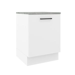 Balcão Madesa Agata 60 cm 1 Porta - Branco