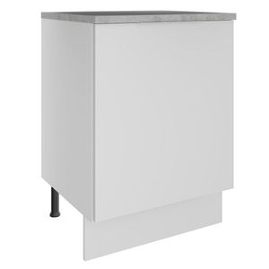 Balcão Madesa Stella 60 cm 1 Porta - Branco