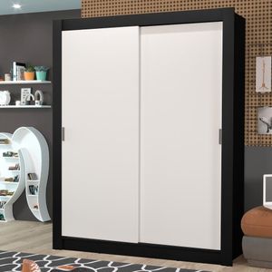 Guarda-Roupa Solteiro Madesa Dallas Plus 2 Portas de Correr 4 Gavetas