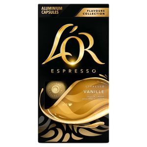 Café em Cápsula Espresso Baunilha L'or Caixa 52g 10 Unidades