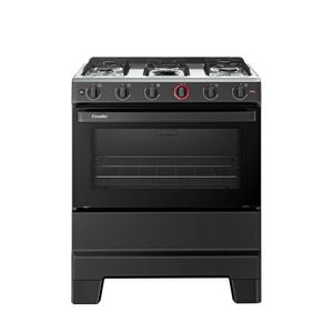 Fogão Esmaltec Ideal Super 5 Bocas Preto Bivolt 0104002937