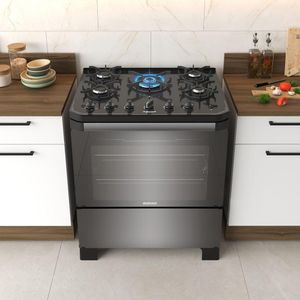 Fogão Itamaster 5 Bocas Prata Bivolt