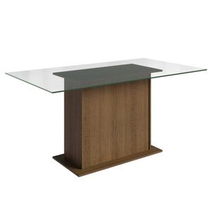 Mesa Madesa com Tampo de Vidro 5251A