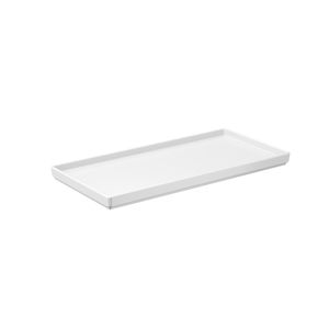 Prato Retangular 27x13x1,5cm Branco Uno Coza 27 x 13 x 1,5 cm