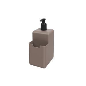 Dispenser 500ml Warm Gray Single Coza 8 x 10,5 x 18,2 cm