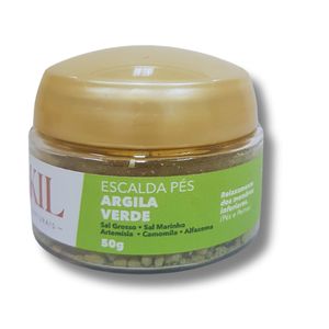 Escalda Pés De Argila Verde Rakil 50g