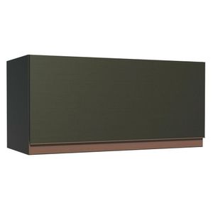 Armário Aéreo Madesa Reims 70 cm 1 Porta - Preto