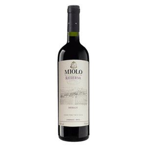 Vinho Brasileiro Tinto Seco Reserva Miolo Merlot Campanha Garrafa
