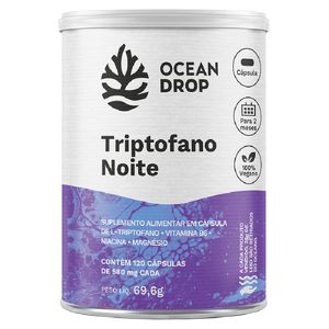 Triptofano Noite Ocean Drop 580mg 120cáps