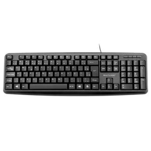 Teclado USB Multilaser Slim Preto TC065