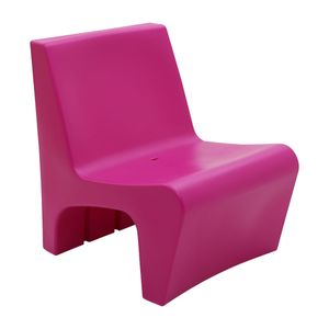 Poltrona Tramontina Berta em Polietileno Hot Pink