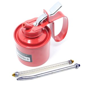 Almotolia Profissional Metal 250 ML Bomba Óleo Com 2 Bicos