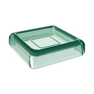 Saboneteira Verde Soft Plástico Verde Soft Linha Cube Coza