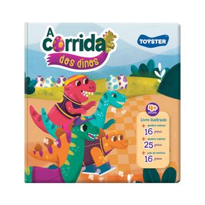 Livro Brinquedo A Corrida Dos Dinos Toyster 002778