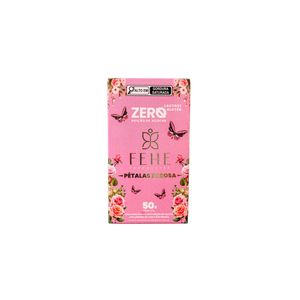 Barra De Chocolate Branco Com Petalas De Rosa Fehe 50g