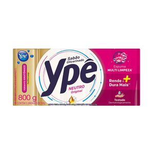 Sabão em Barra Ypê Neutro 800g