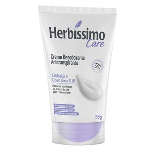 Creme Desodorante Antitranspirante Linhaca e Coenzima Q10 Bisnaga 55g Creme Desodorante Antitranspirante  Linhaca e Coenzima Q10 Bisnaga 55g