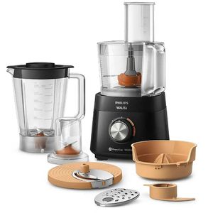 Multiprocessador Philips Walita 7 Em 1 Powerchop 1000w - Hr7304-90 Preto 220 Volts