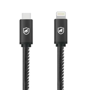 Cabo Turbo Militar - 1,5M - Lightning - Tipo C - Certificado MFI - Homologado - iPhone / iPad - Gshield