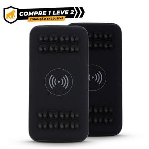 BLACK FRIDAY - Compre 1 Leve 2 - Carregador Portátil Wireless Spider - 10.000mAh - Gshield