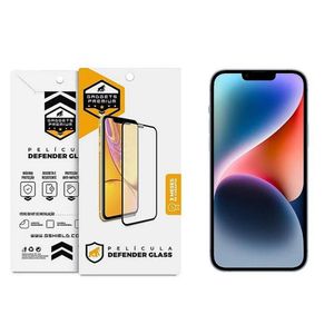 Película para iPhone 14 Plus - Defender Glass Preta - Gshield