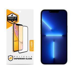 Película Defender Glass para iPhone 13 Pro Max - Preta - Gshield