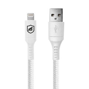 Cabo Lightning / USB-A - Survivor - Branco - 1,5M  no Atacado - Caixa Fechada 10 Unidades - Gshield