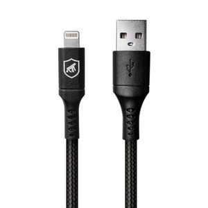 Cabo Lightning / USB-A - Survivor - Preto - 1,5M  no Atacado - Caixa Fechada 10 Unidades - Gshield