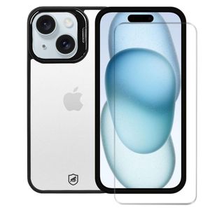 Kit Capa Gravity Preta e Pelicula Nano Vidro para iPhone 15 - Gshield