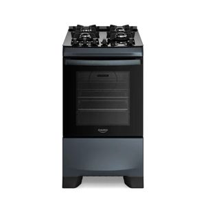 Fogão Dako 4 Bocas Supreme Timer Glass Titanium Bivolt