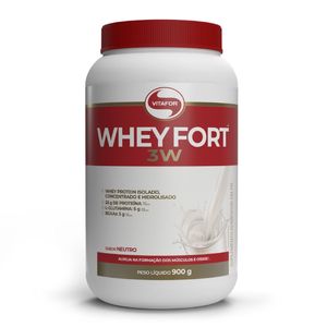 Whey Fort 3W Neutro Vitafor 900g