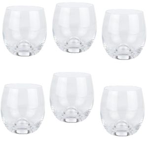 Copos (6)  whisky cristal 380 ml com 50 palitos aperitivo