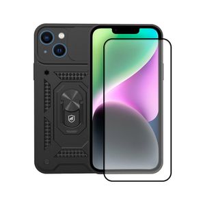 Capa Dinamic Cam e Pelicula Coverage para iPhone 13 -Gshield