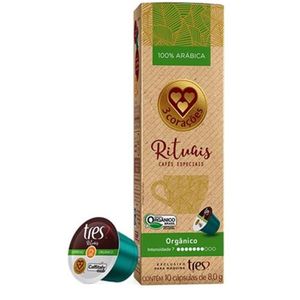Cápsulas Três Corações Café Espresso Rituais Orgânico