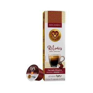 Cápsulas Três Corações Café Espresso Rituais Cerrado Mineiro