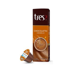 Cápsulas Três Corações Chocolatto Caramello