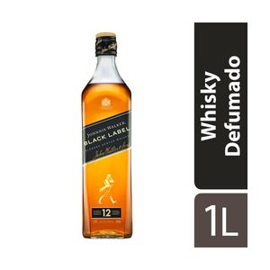 Whisky Escocês Blended Johnnie Walker Black Label Garrafa 1 Litro