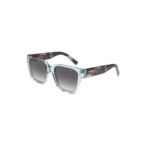 Óculos Solar Colcci Cris Azul Translúcido Lente Cinza Degradê C0216K18