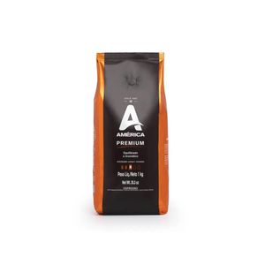 Café Torrado em Grão América Premium 1kg