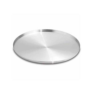 Assadeira/Forma para Pizza Fortaleza Aluminio Polido 25 cm