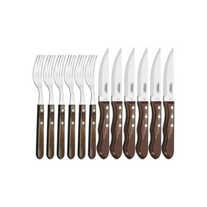 Conjunto para Churrasco Tramontina Polywood Inox 12 Peças